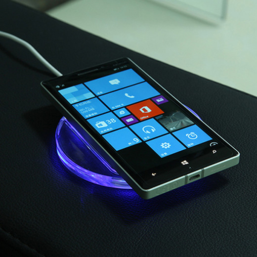 WL017 Acrylic tranparent table wireless charger 