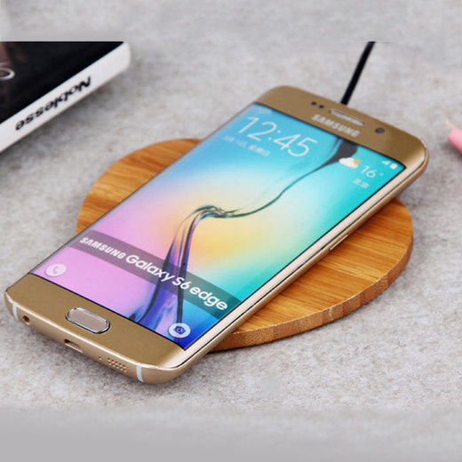 WL012 Wood square environmental wireless charger 
