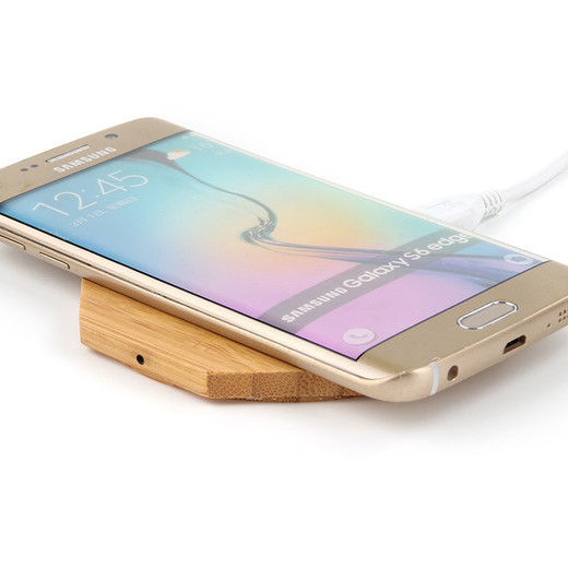 WL014  Wood customized shape environmental wireless charger 