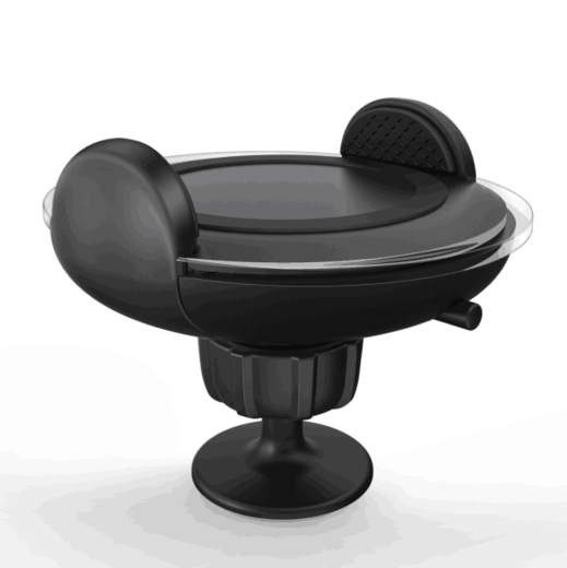 WLC008  360 rotate,with 2 pedestal  wireless car charger